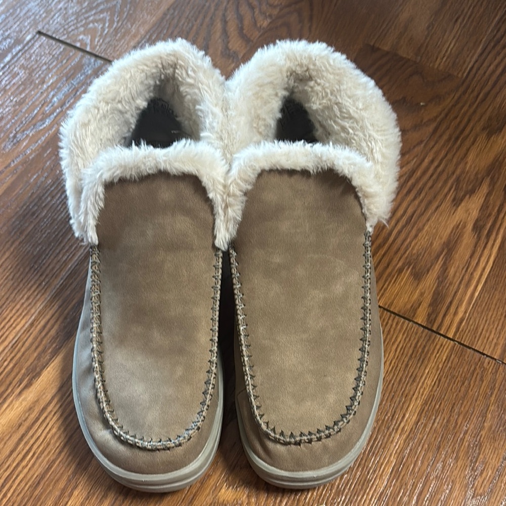 Hey Dude Women's Tan Slip-On Shoes